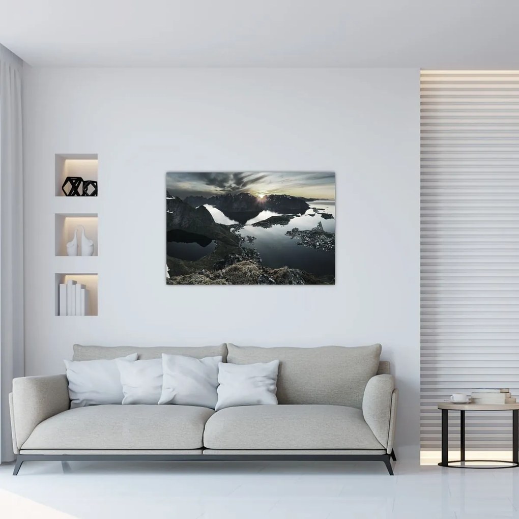 Obraz - Nórske pohorie (90x60 cm)