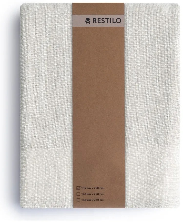 Krémovobiely záves 140x250 cm Valeta – Restilo