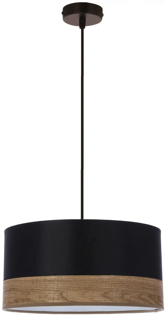 Candellux Porto závesné svietidlo 1x60 W čierna 31-17598