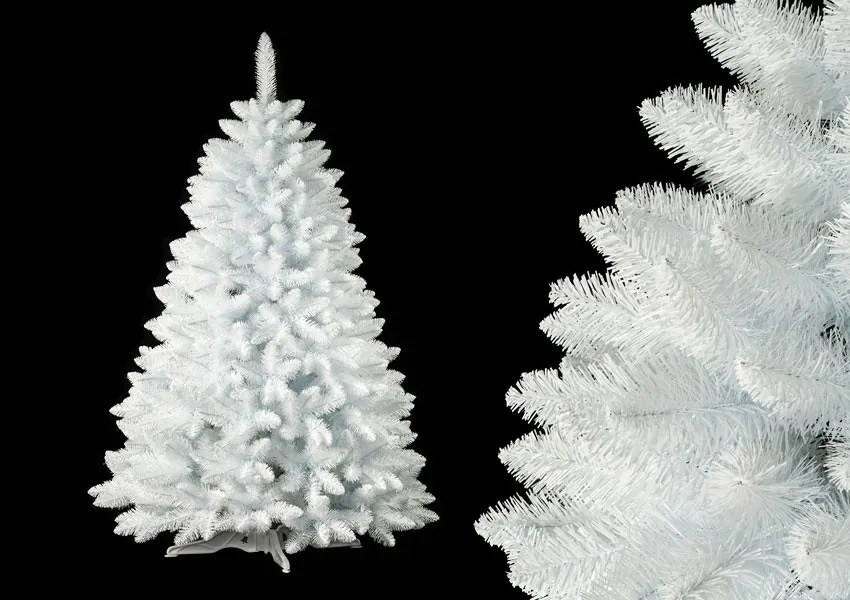 Krásny vianočný stromček v bielej farbe Výška: 220 cm