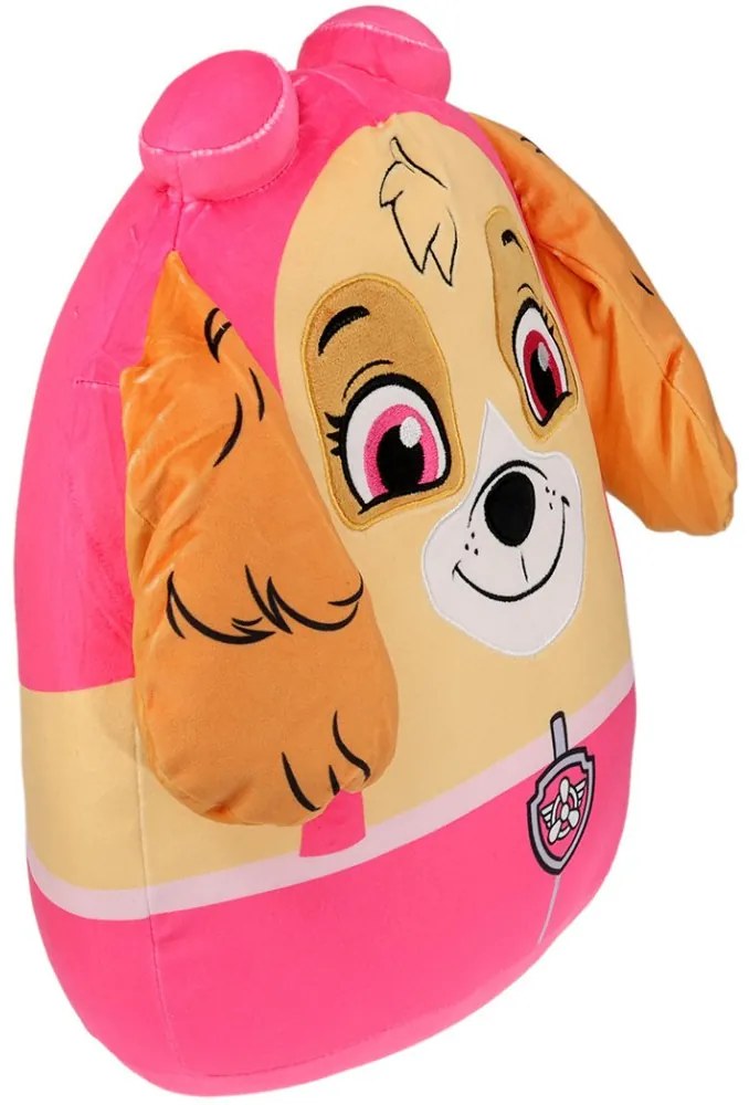 Squish vankúšik Labková patrola - Paw Patrol - motív Skye - 36×32×17 cm