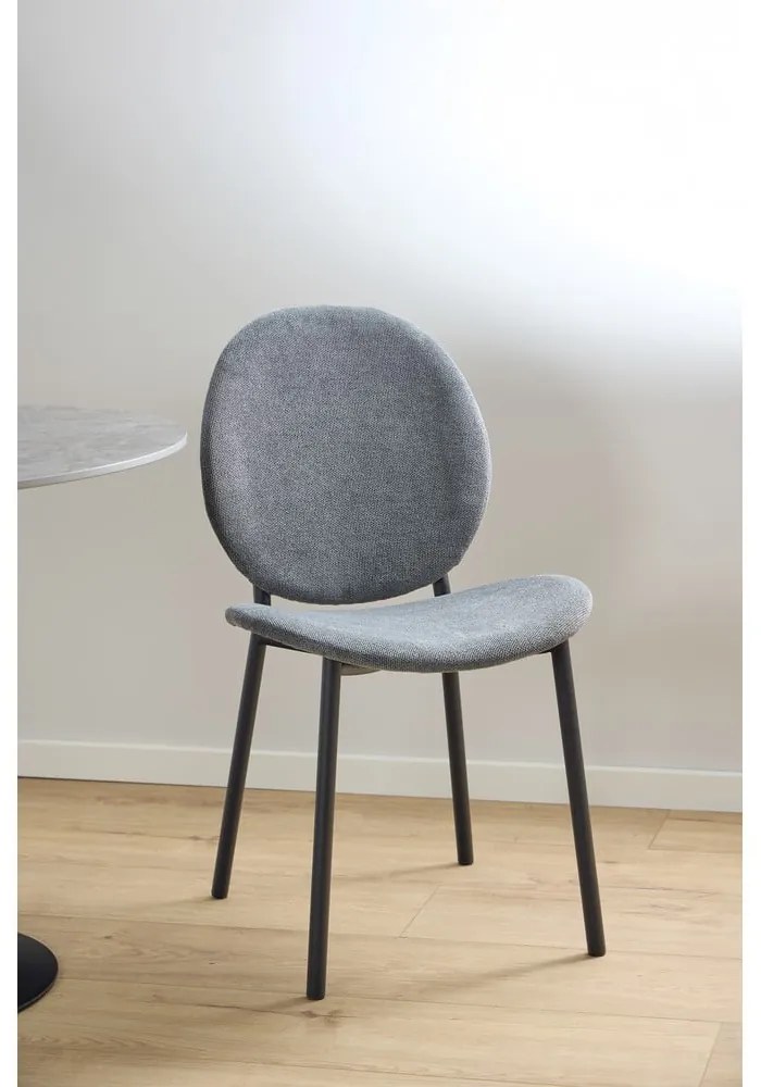 Antracitová jedálenská stolička Cliff – Actona