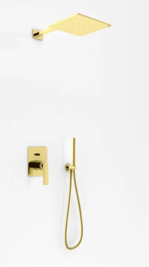 Podomietkový sprchový set Kohlman Experience Brushed Gold QW210EGDBQ25