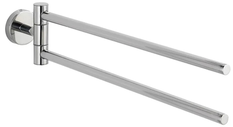 WENKO 20213100 - Držiak uterákov BOSIO SHINE 43x9 cm nerez/strieborný