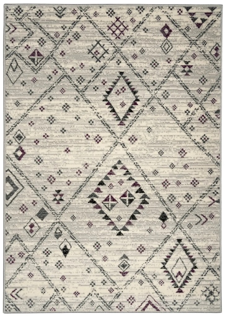 TRHÁK: Kusový koberec Harmónia grey, 80x150, šedá, obývacia izba, Alfa Carpets