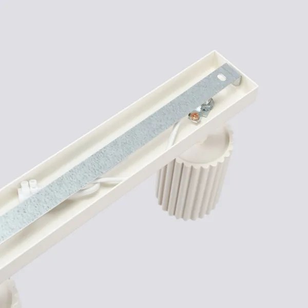 Sollux SL.1600 - Bodové svietidlo KARBON 3xGU10/10W/230V krémová