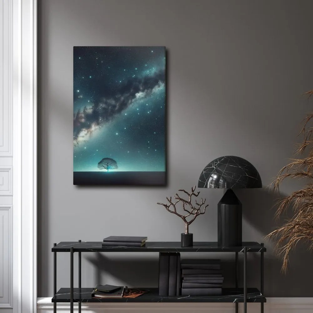 Obraz strom života a galaxia