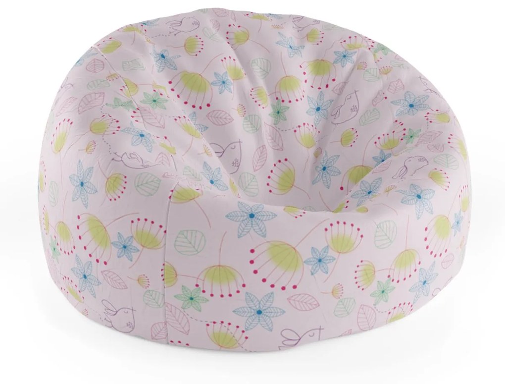 Sablio Sedací vak Cocoon Farebné obrázky - 75 x 45 x 35 cm