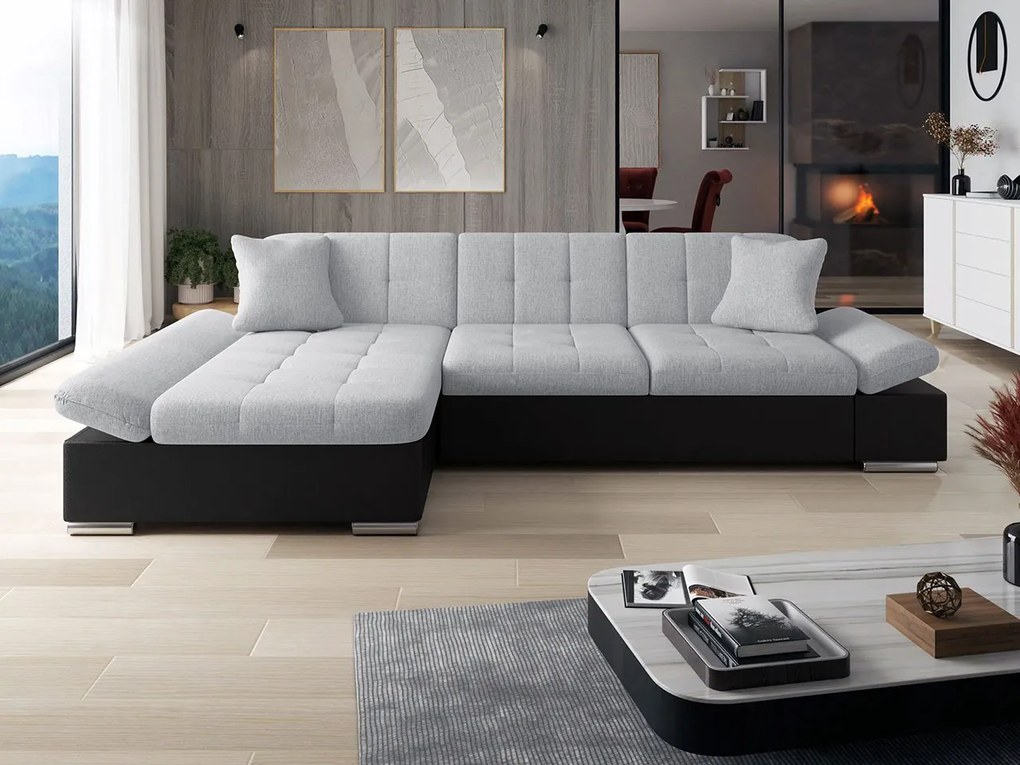 Rohová sedacia súprava Magnir, Dostupné poťahy: Cruz 80, Strana: ľavá