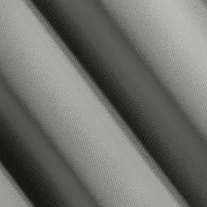 Strieborný zatemňovací záves na páske LOGAN 135x270 cm