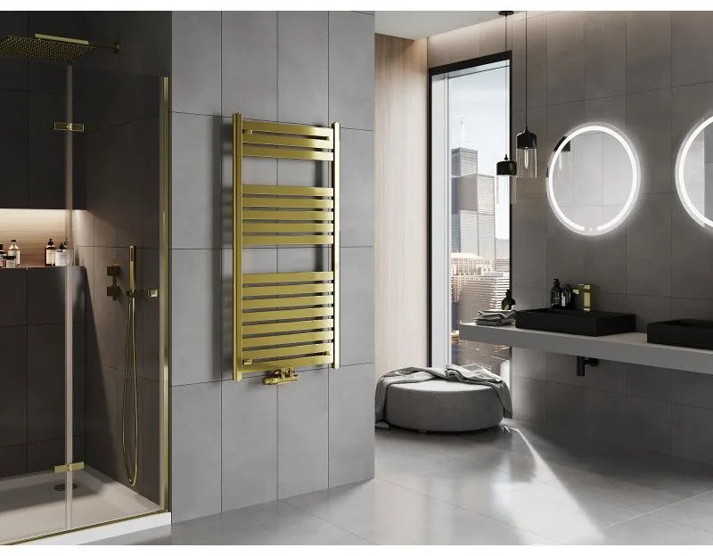 Mexen Uran, vykurovacie teleso 1200x600 mm, 485 W, zlatá lesklá, W105-1200-600-00-50