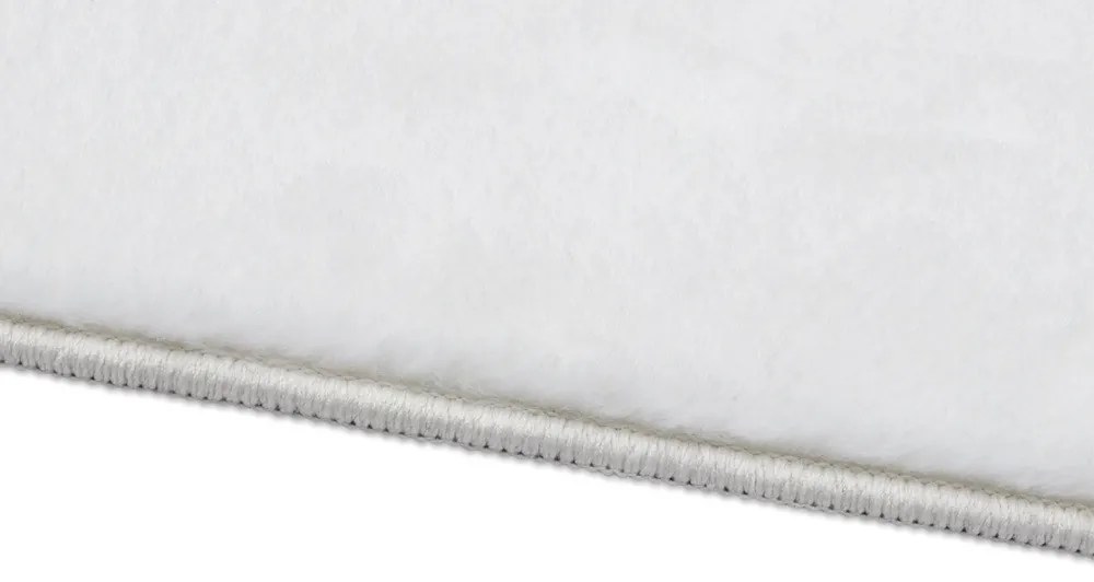 Kusový koberec COLOR UNI White, 60x100, biela, obývacia izba, B-line