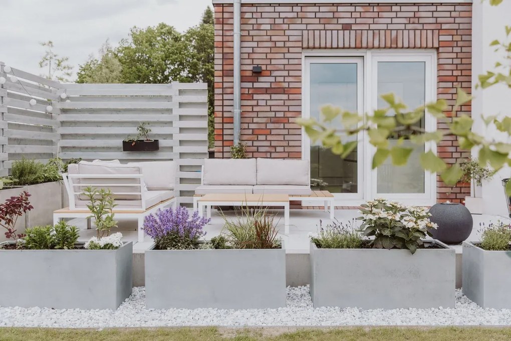 Hrantík MAXI, sklolaminát, šírka 100 cm, betón design