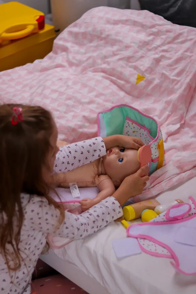 Prebaľovacia taška s príslušenstvom pre bábiky