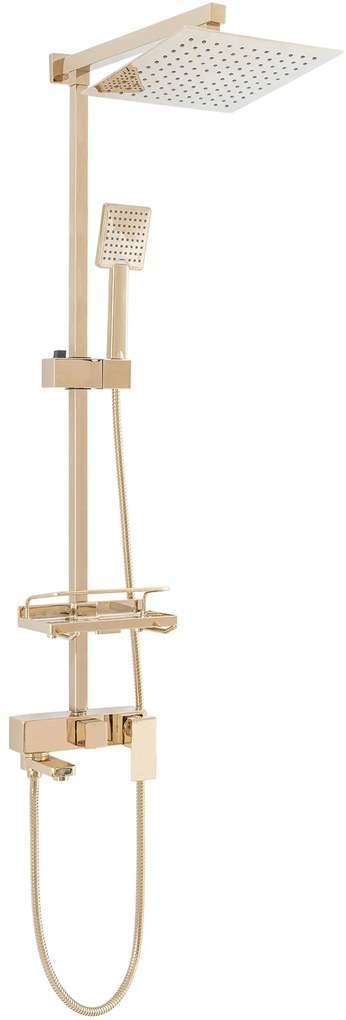 Rea Jack - sprchový set s otočným vaňovým výtokom, zlatá, REA-P7008