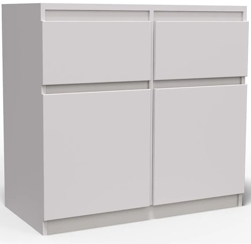 Komoda Merg 2S2F biela