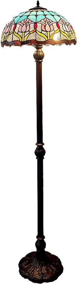 Brilagi - Tiffany vitrážová stojacia lampa LORAS 2xE27/60W/230V
