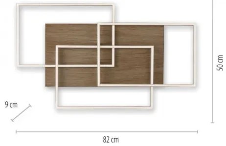 Paul Neuhaus 8330-79 - LED Stmievateľný prisadený luster PALMA 3xLED/12W/230V + DO