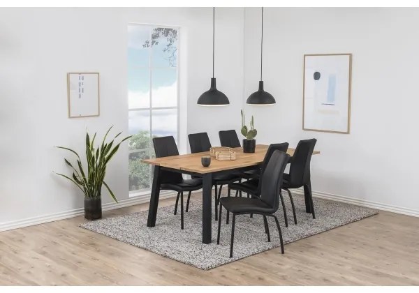 Jedálenská stolička AMAL 1 ks čierna