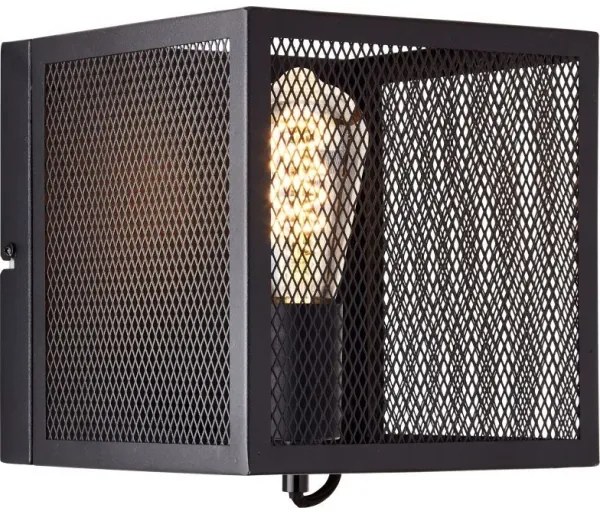 Brilliant - Nástenné svietidlo MAZE 1xE27/40W/230V čierna