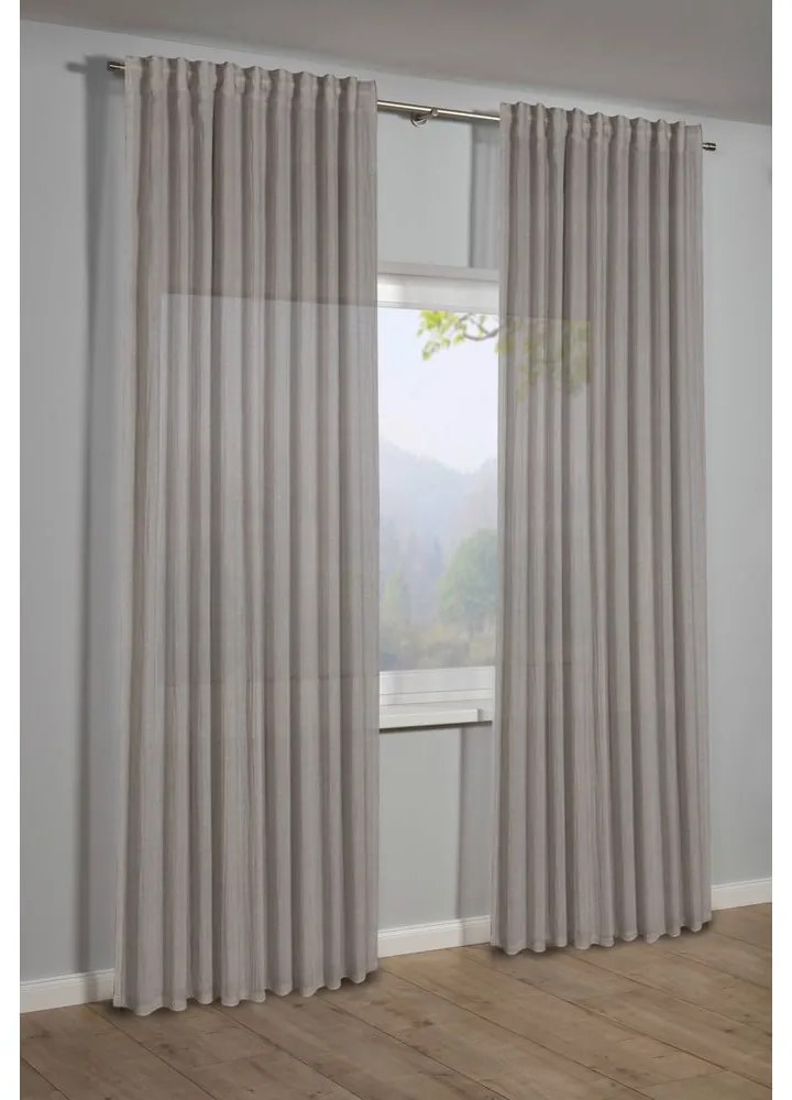 Sivý záves 135x245 cm Etamine – Sehlbach