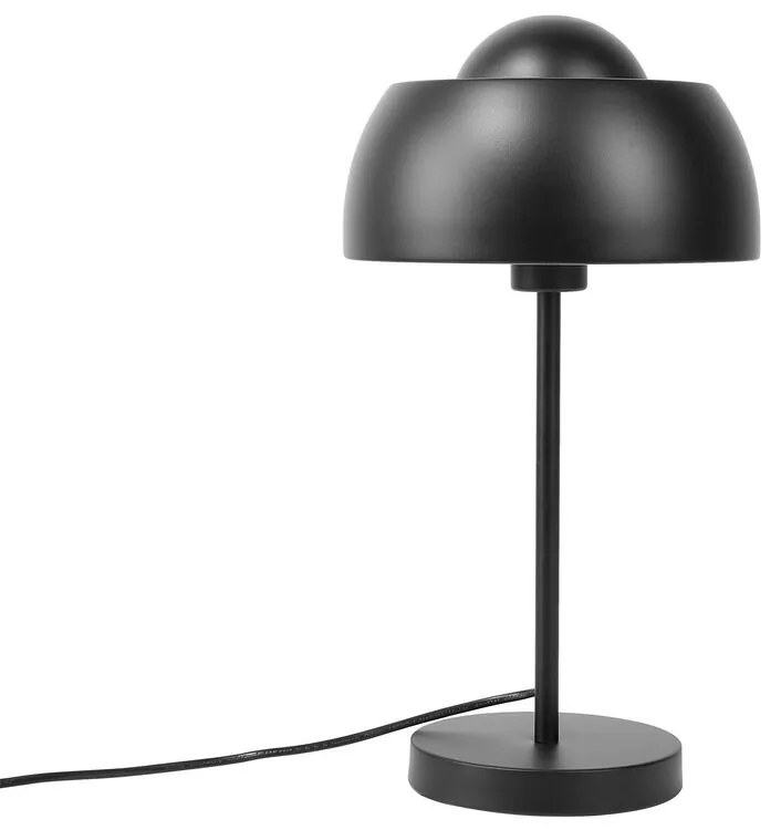 Čierna stolná lampa SENETTE Beliani
