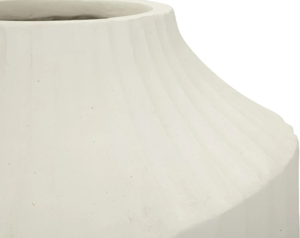 Váza Ice Pot 50,5 cm krémová