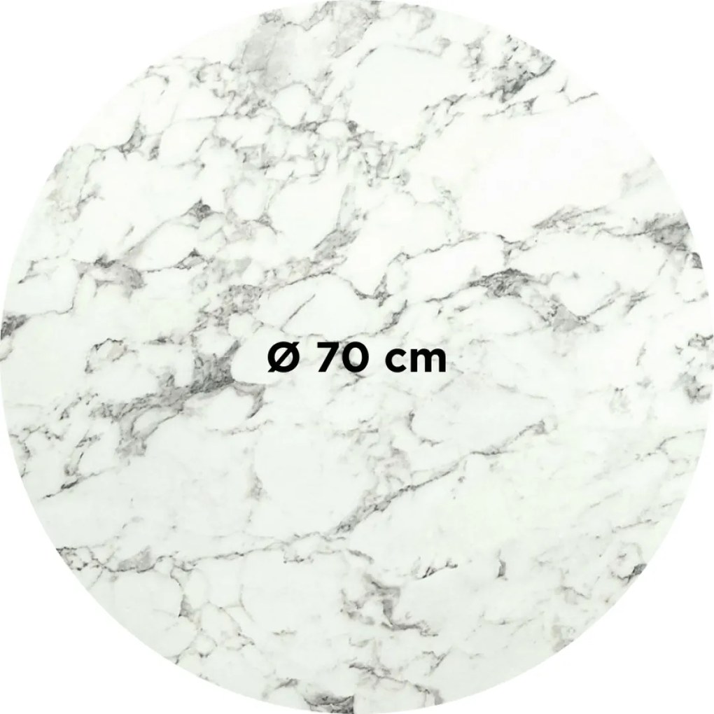 COMPACT 12 MARBLE TORANO - STOLOVÁ DOSKA Ø70 cm