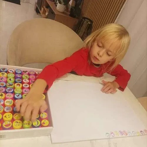 KRUZZEL Súprava pečiatok pre deti 60 ks - Kruzzel