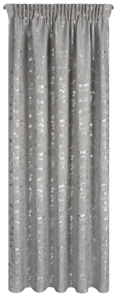 ZÁVES NA PÁSKE INES 140X270 CM STRIEBORNÁ