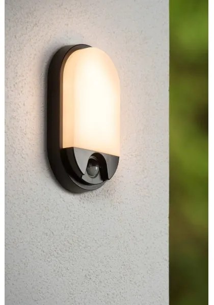 Lucide 22864/10/30 - LED Vonkajšie svietidlo so senzorom HUPS LED/10W/230V IP54