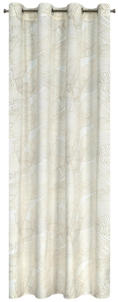 ZATEMŇOVACÍ ZÁVES NA KRÚŽKOCH LIMITED COLLECTION LUNA2 140X250 CM BIELA