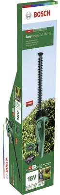 Aku nožnice na živý plot EasyHedgeCut 18-45 vr. batérie a nabíjačky