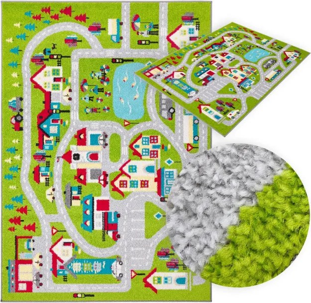Koberec Agnella Funky Top Super Mesto S limetka