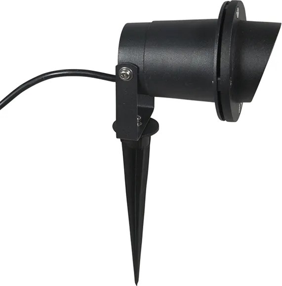 Inteligentný bodový reflektor čierny IP65 vrátane wifi GU10 - Done