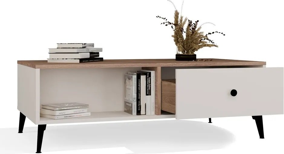 Konferenčný stolík Point 110 cm dub Castello/kašmírový