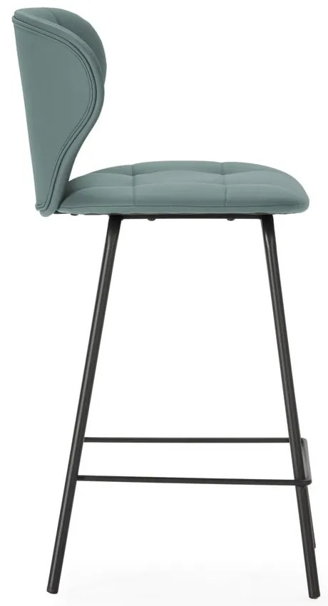 Zelené barové stoličky v súprave 2 ks (výška sedadla 67 cm) Maura – Marckeric
