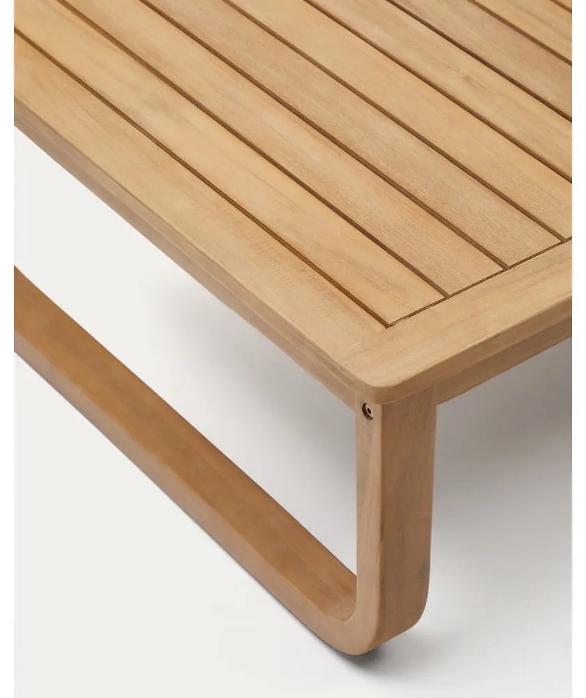 Záhradná lounge súprava z masívu akácie pre 5 v béžovo-prírodnej farbe Vellana – Kave Home