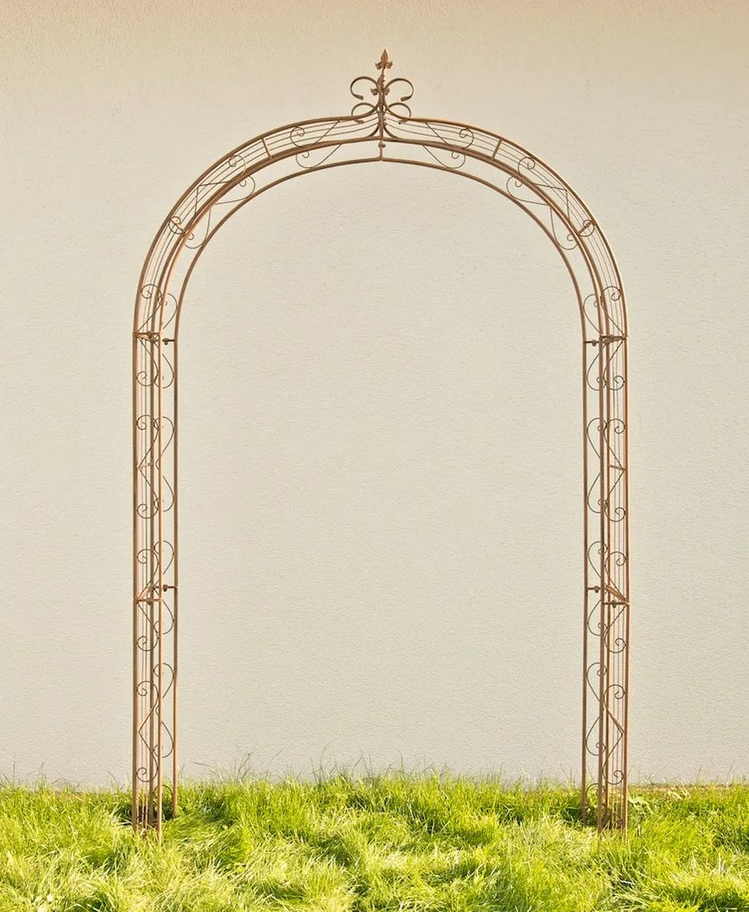 Oblúk na ruže Shines - Hnedá antik