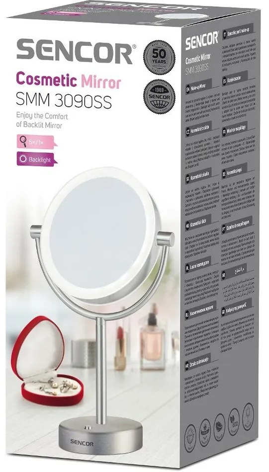 Sencor SMM 3090SS kozmetické zrkadlo
