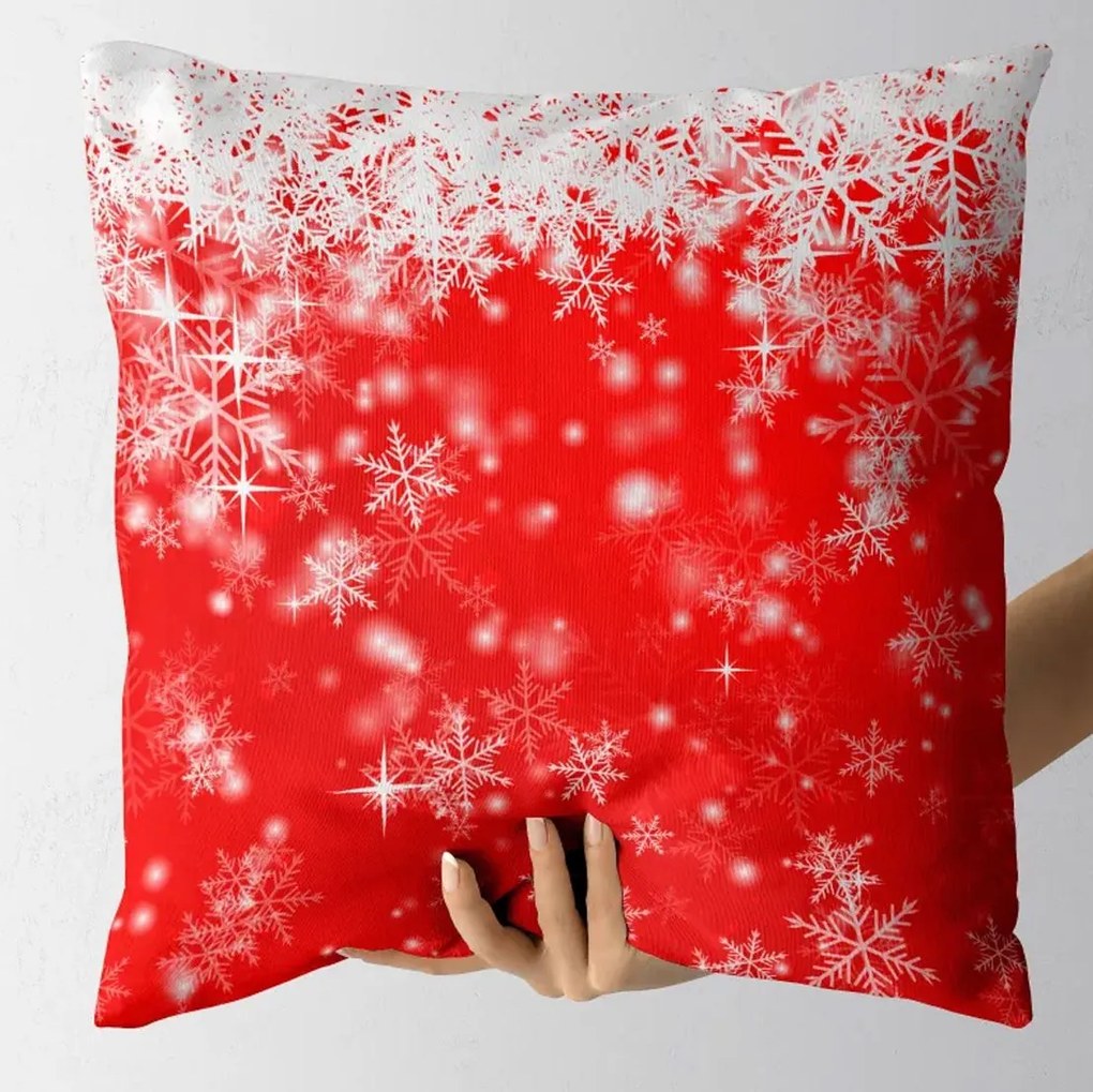 Tutumi Tutumi, povlak na vankúš 45x45 cm 3D 24 45*45 "N", červená-biela, NAZ-02053