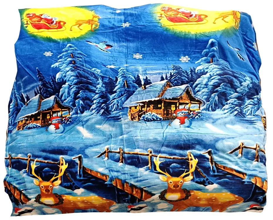 Jemné mikroplyš obliečky Homa LEVINA HOLIDAYS 140x200 cm