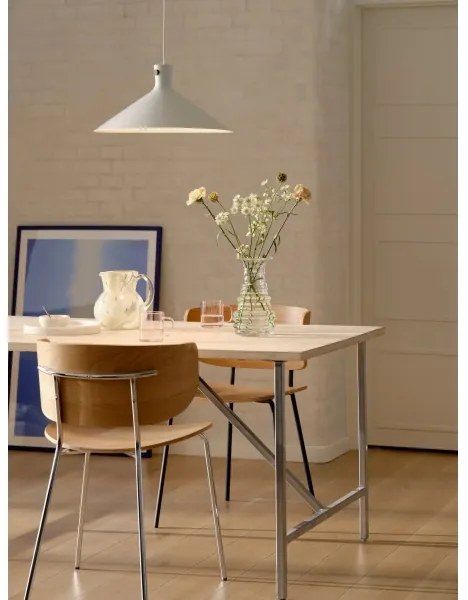 Nordlux - Závesný luster na lanku DORINA 1xE27/60W/230V biela