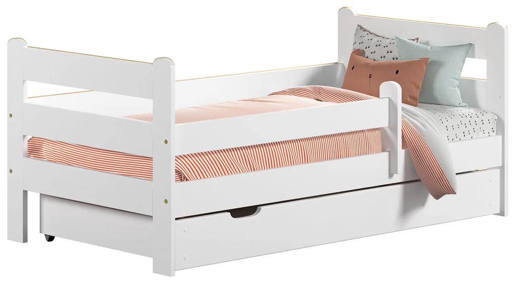 Detská posteľ KACPER 80x160cm masív biela