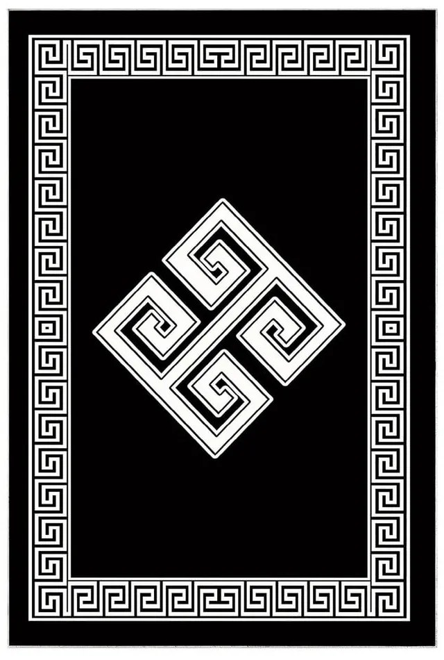 Čierno-biele kúpeľňové predložky v súprave 2 ks - Foutastic