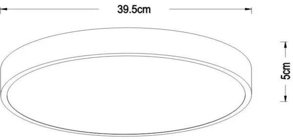 Lucide 79185/40/02 - LED Stm. stropné svietidlo UNAR LED/24W/230V pr. 39,5 zlatá