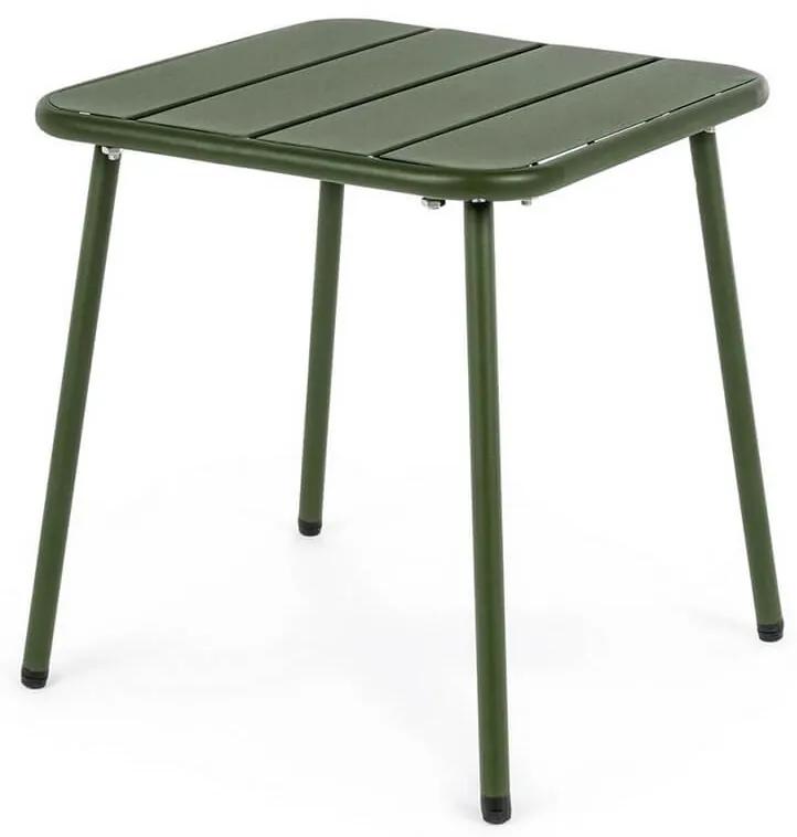 Záhradný stolík lynmar 40 x 40 cm zelený MUZZA