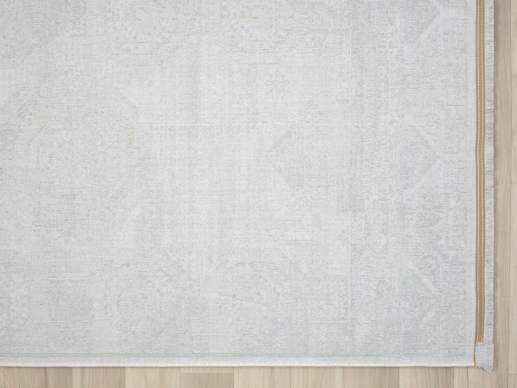 My Flair, Kusový koberec My Kazak creme, 160x230, šedá, chodba / predsieň