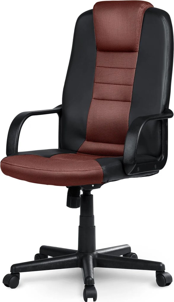 Otočná kancelárska stolička Sofotel 518B - čierna a hnedá