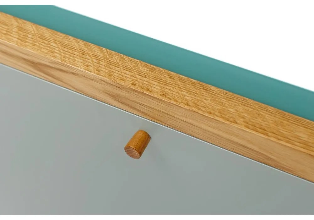 Modrý vyklápací stôl Woodman Banti